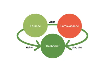 Bilden visar en illustration av Tomtebo strandmodellen